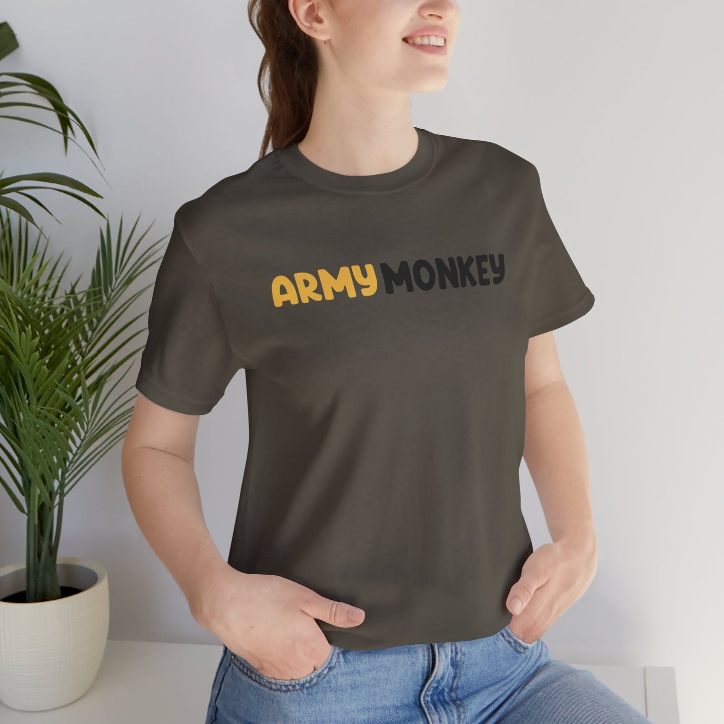 Army Monkey Statement Tee