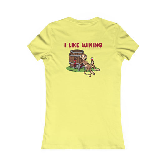 I Like Wining Women's Relaxed Tee