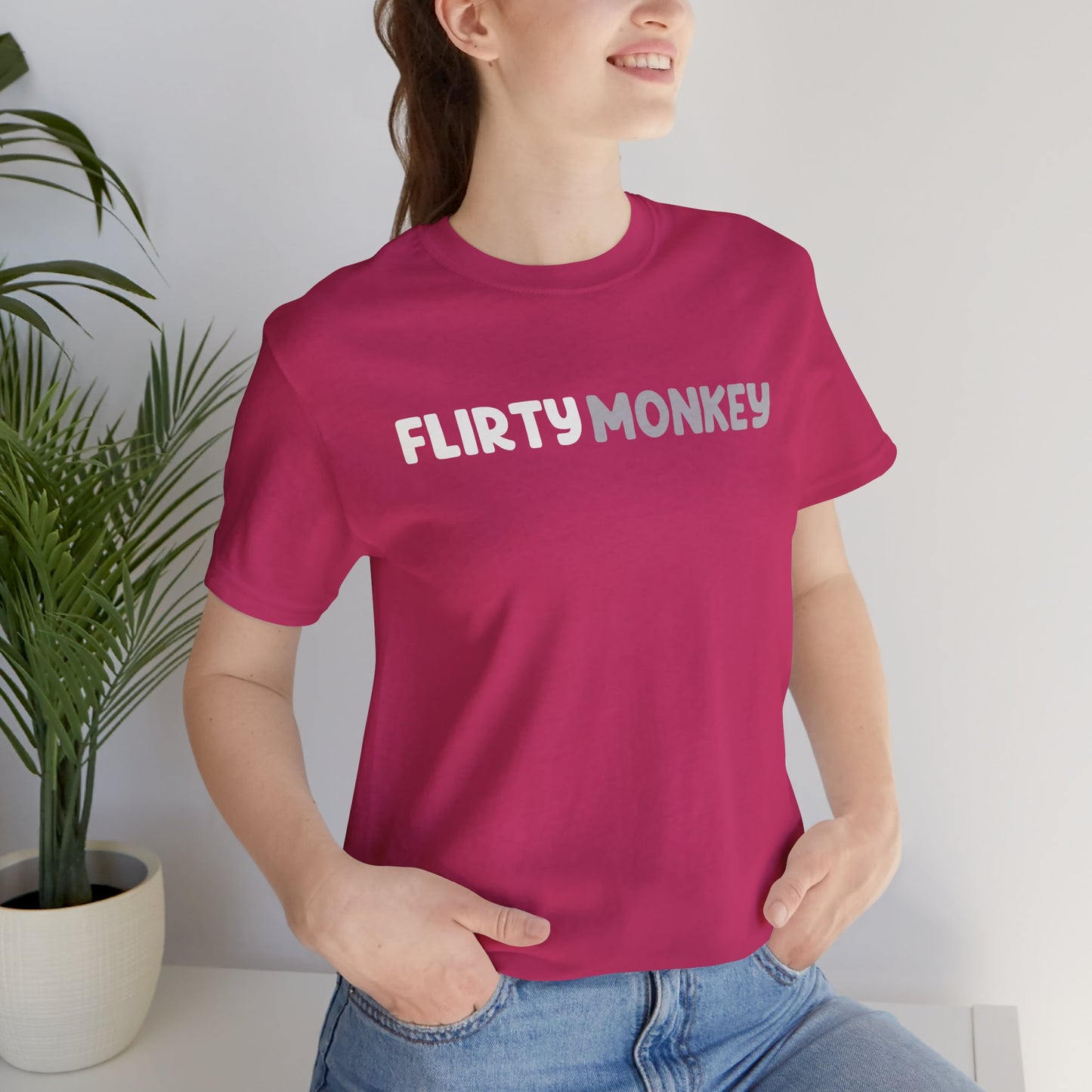 Flirty Monkey Statement Tee