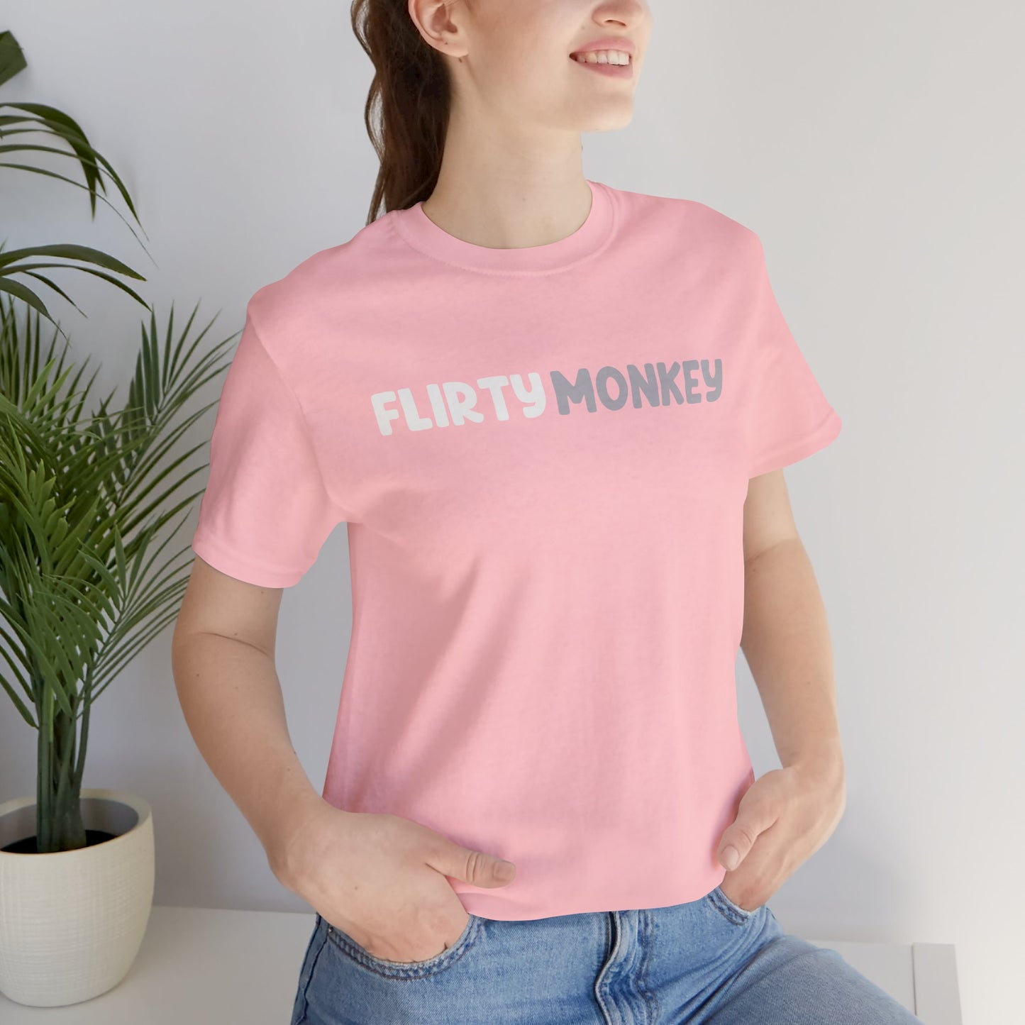 Flirty Monkey Statement Tee