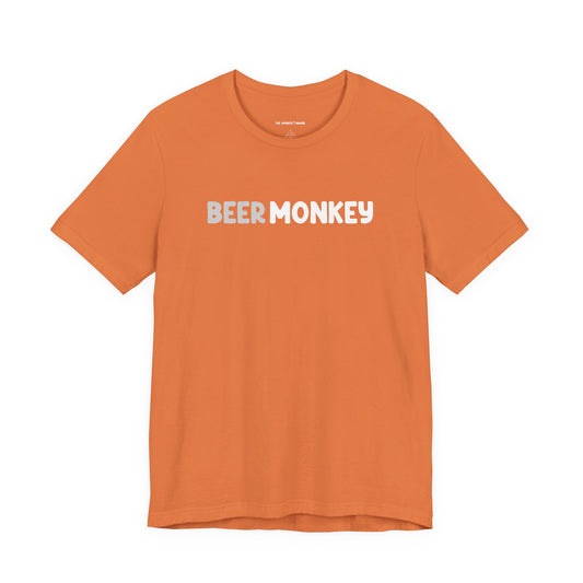 Beer Monkey Statement Tee