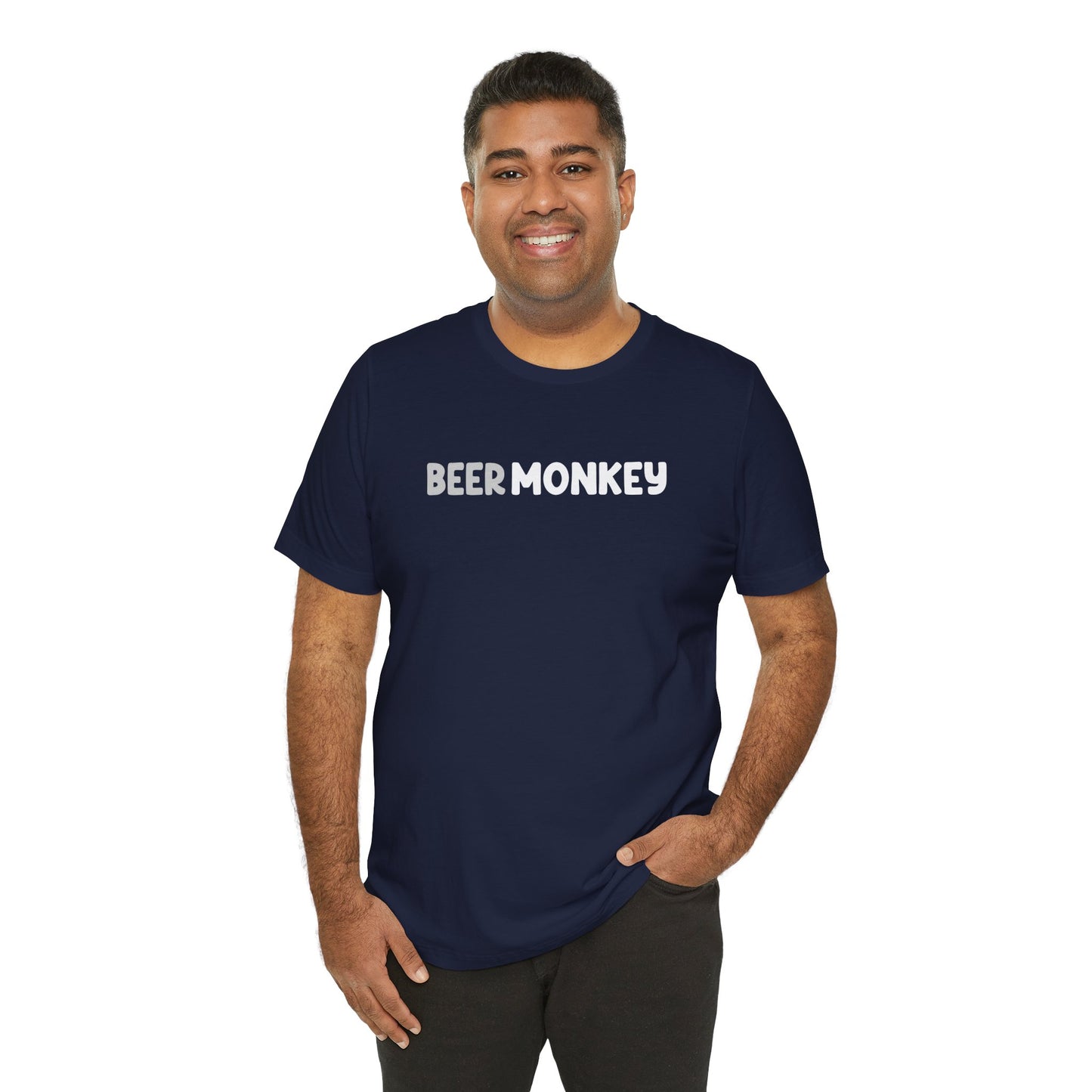 Beer Monkey Statement Tee