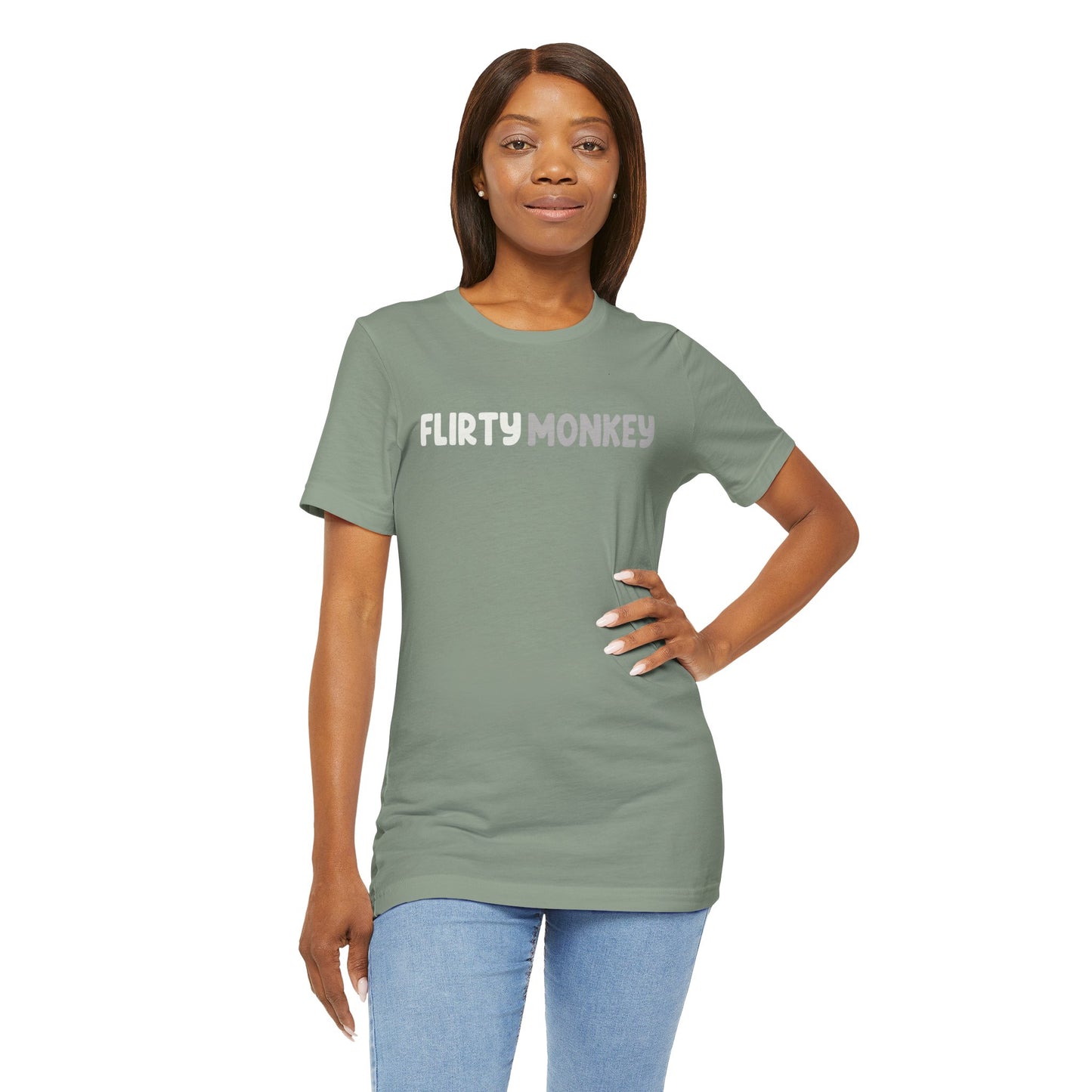 Flirty Monkey Statement Tee