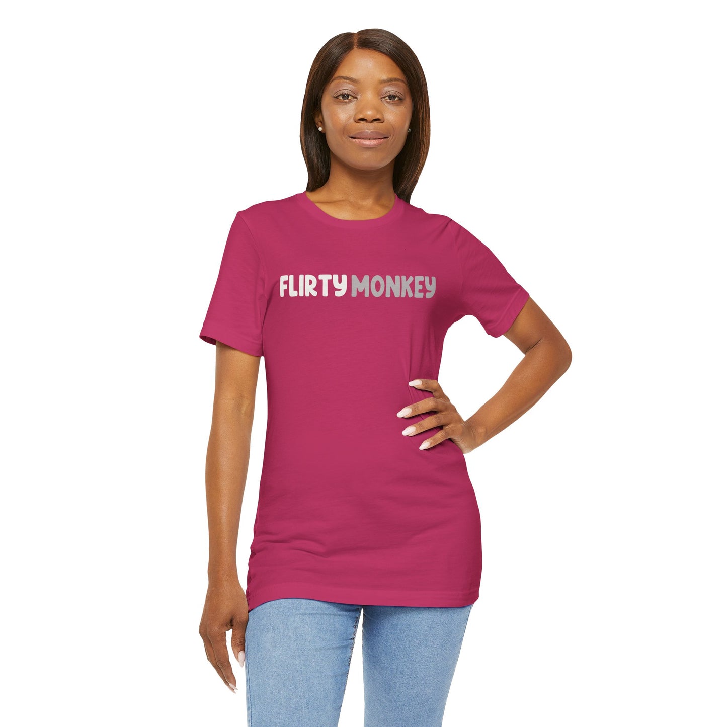 Flirty Monkey Statement Tee