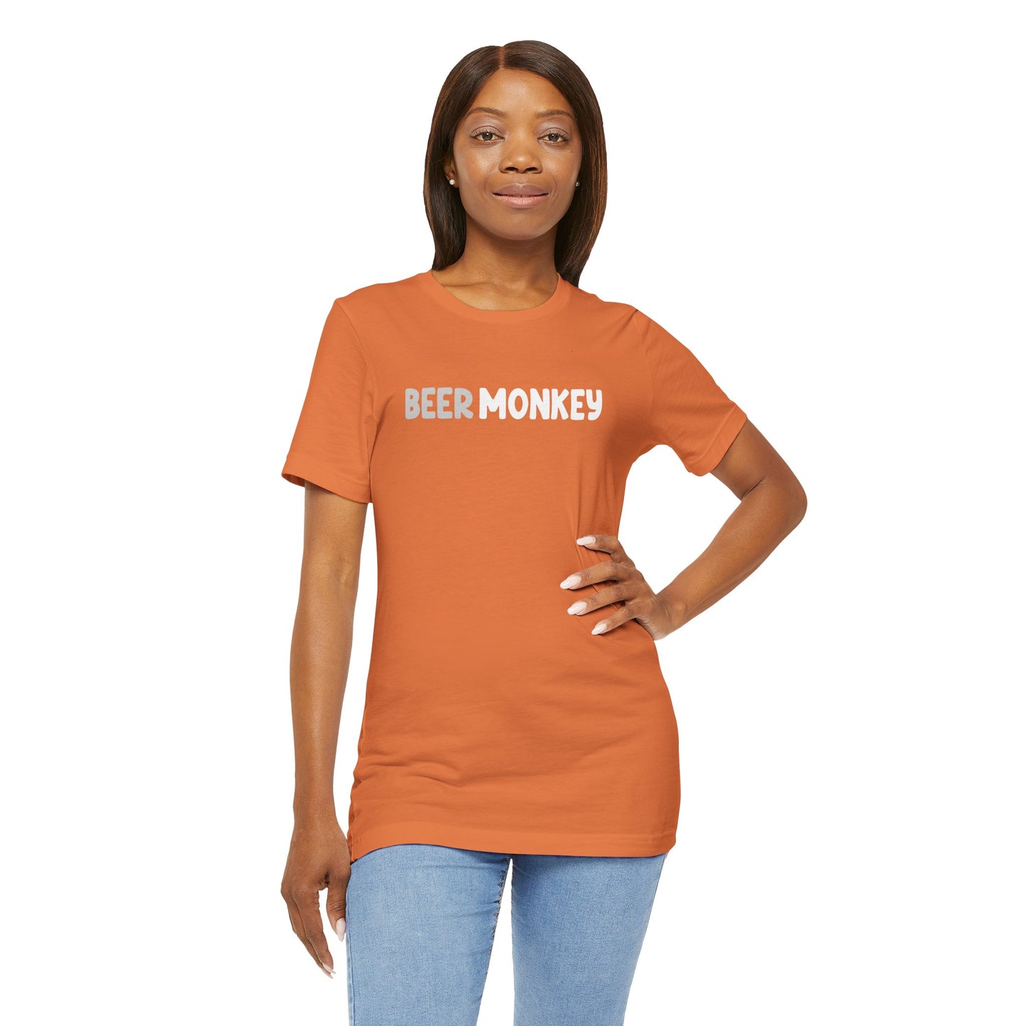Beer Monkey Statement Tee