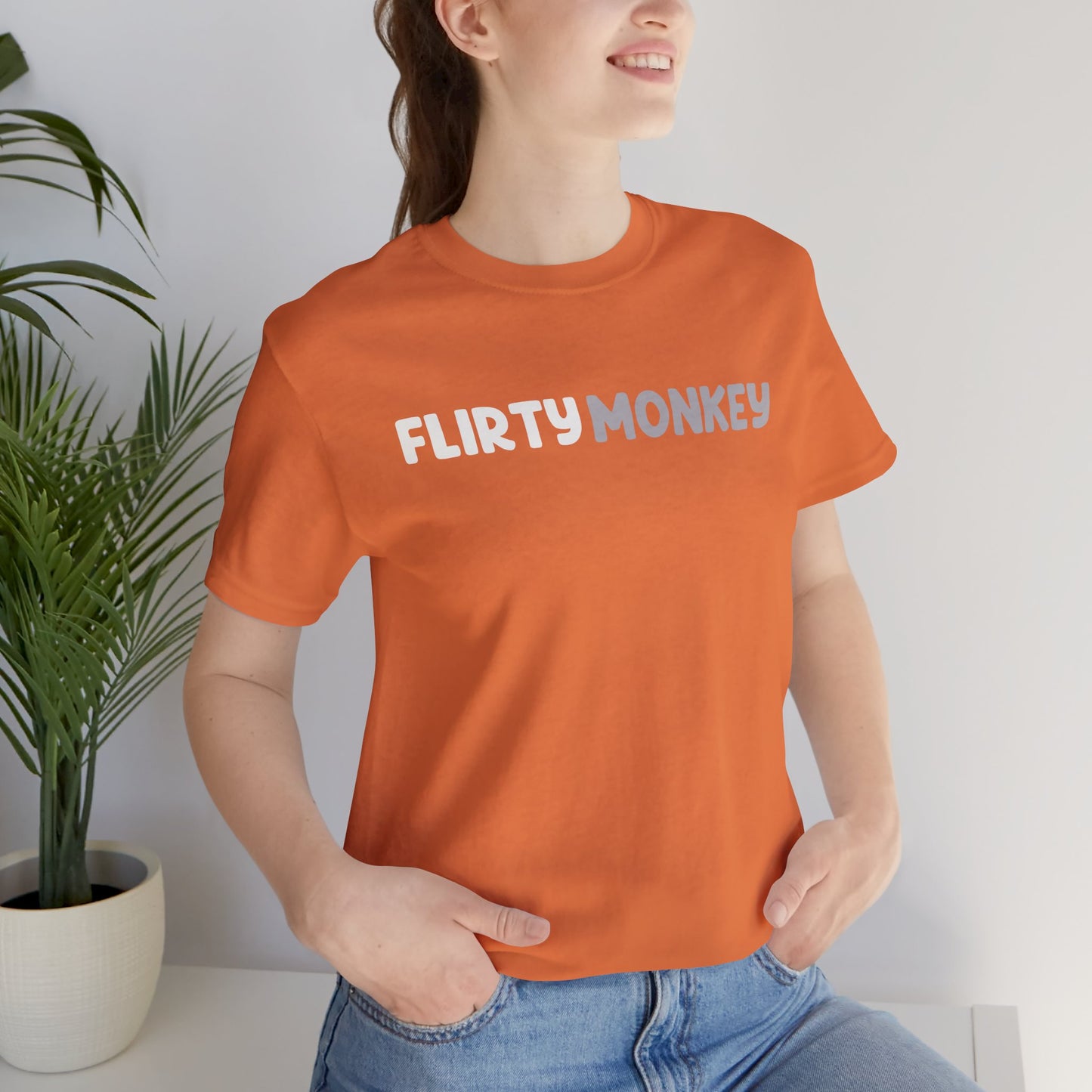 Flirty Monkey Statement Tee