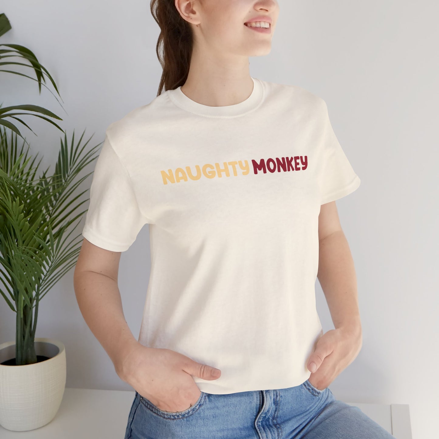 Naughty Monkey Statement Tee