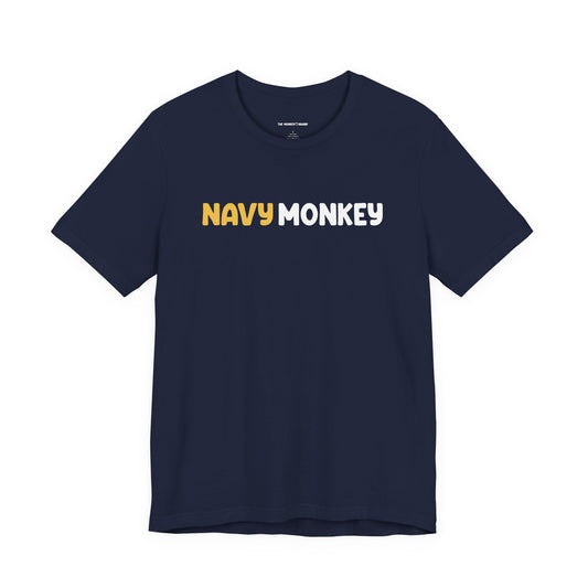 Navy Monkey Statement Tee