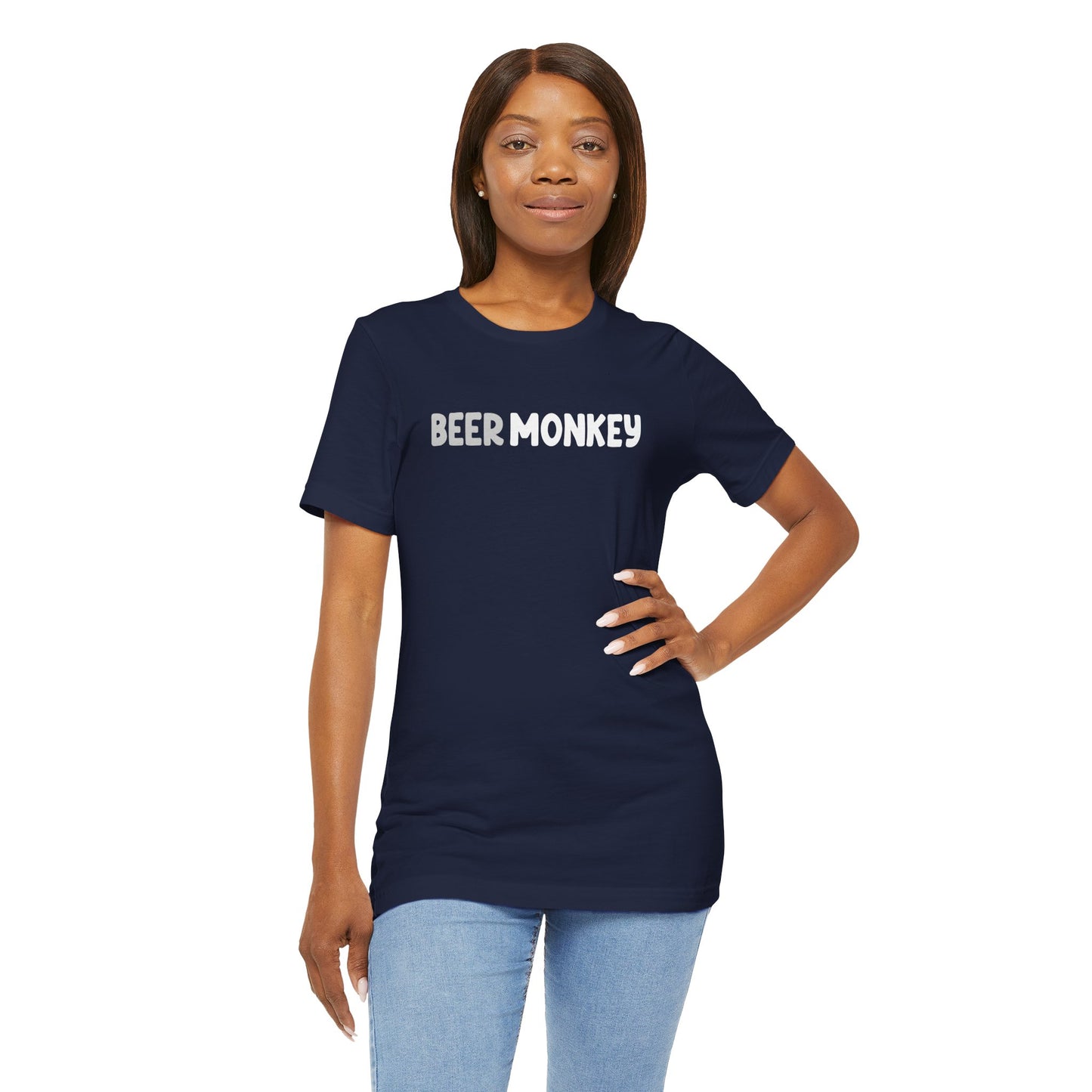 Beer Monkey Statement Tee