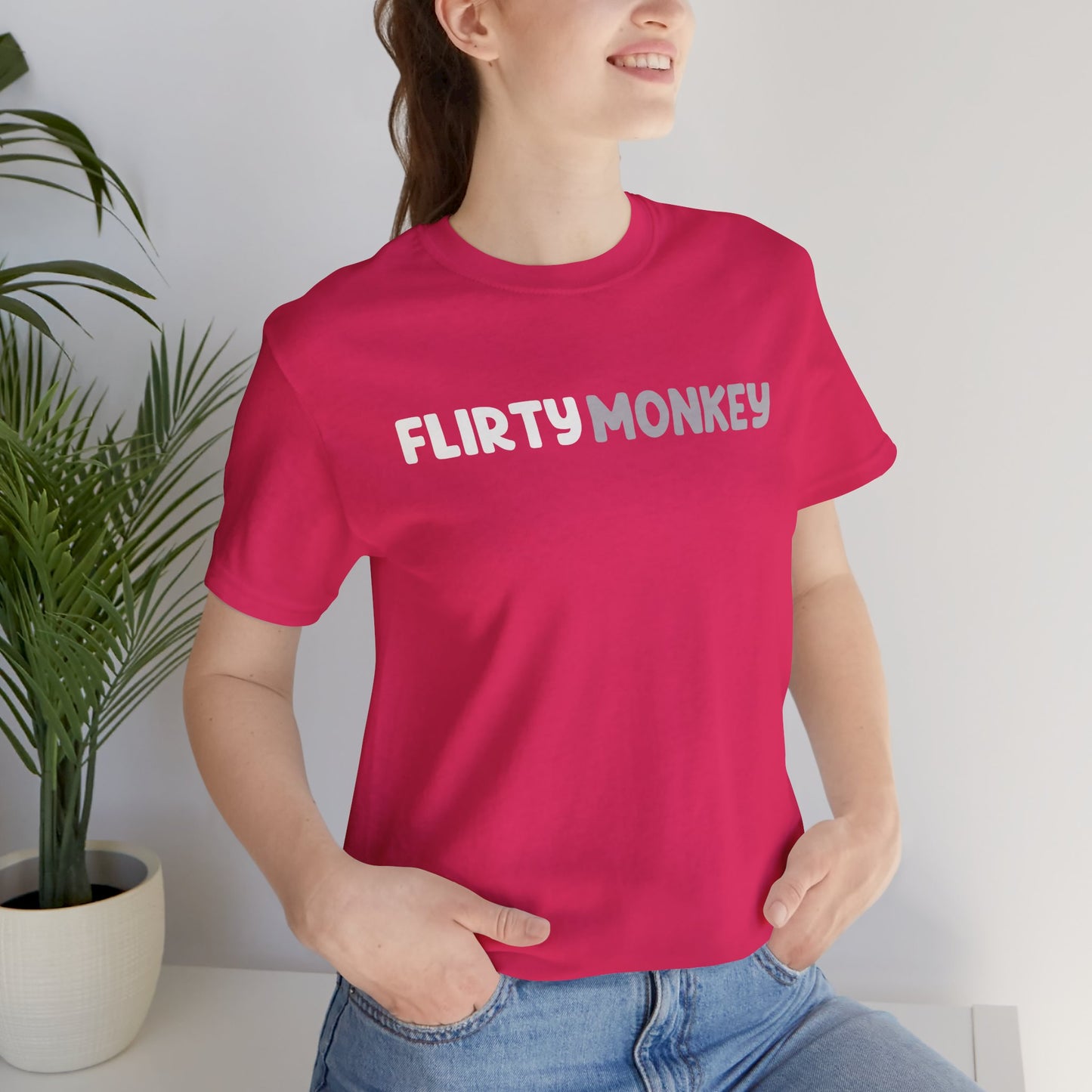 Flirty Monkey Statement Tee