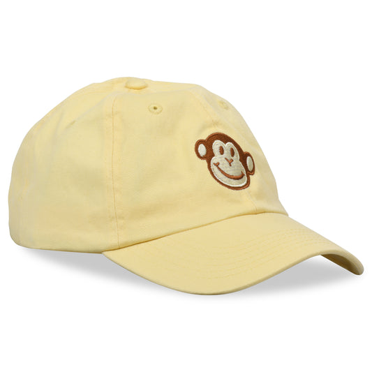 The Monkey Classic Canary Bio-Washed Adjustable Hat